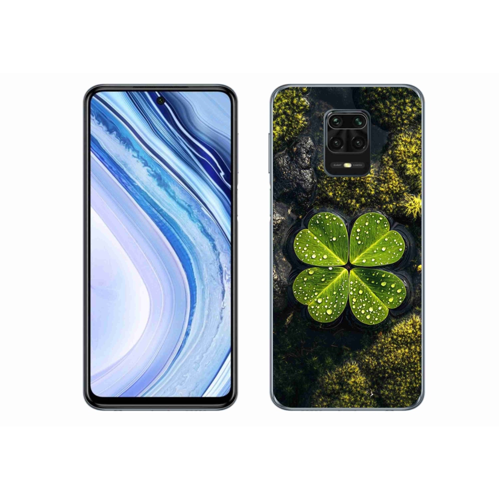 Gél borítás mmCase a Xiaomi Redmi Note 9 Pro számára - négylevelű lóhere