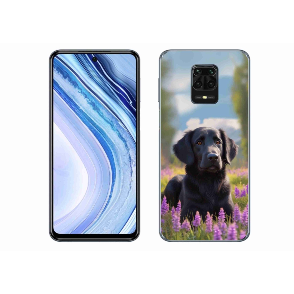 Gél borítás mmCase a Xiaomi Redmi Note 9 Pro készülékhez - elegáns fekete retriever