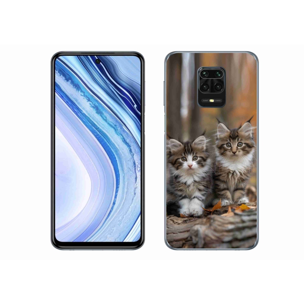 Gél borítás mmCase a Xiaomi Redmi Note 9 Pro készülékhez - cat duo 3