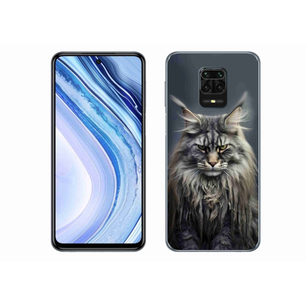 Gél borítás mmCase a Xiaomi Redmi Note 9 Pro számára - macskaszem nézet 4
