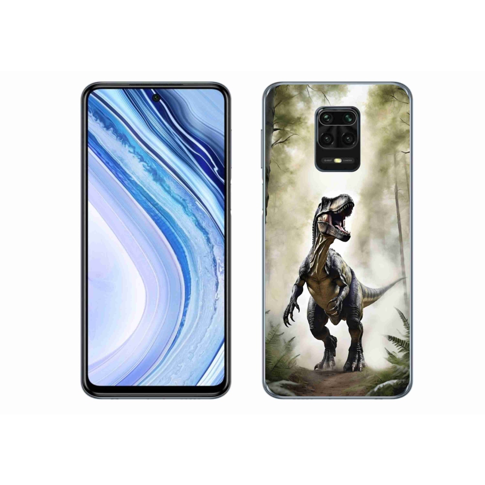 Gél borítás mmCase a Xiaomi Redmi Note 9 Pro készülékhez - dühös T-Rex