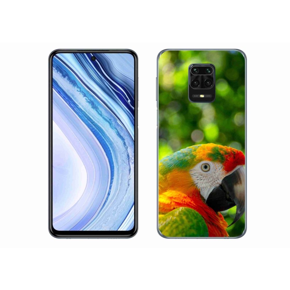 Gél borítás mmCase a Xiaomi Redmi Note 9 Pro készülékhez - papagáj ara 3