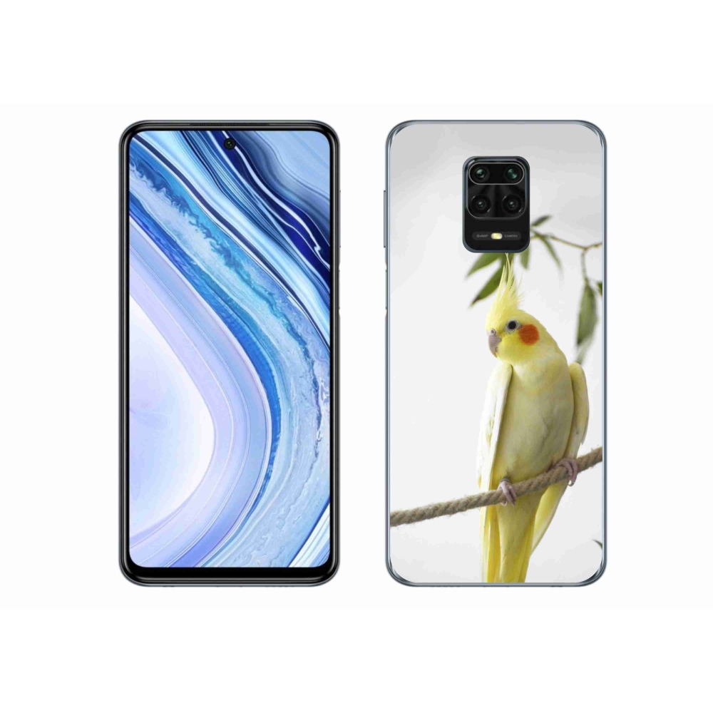 Gél borítás mmCase for Xiaomi Redmi Note 9 Pro - papagáj korela chocholatá