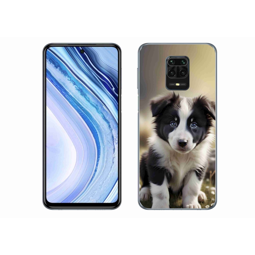 Gél borító mmCase a Xiaomi Redmi Note 9 Pro-hoz - aranyos border collie
