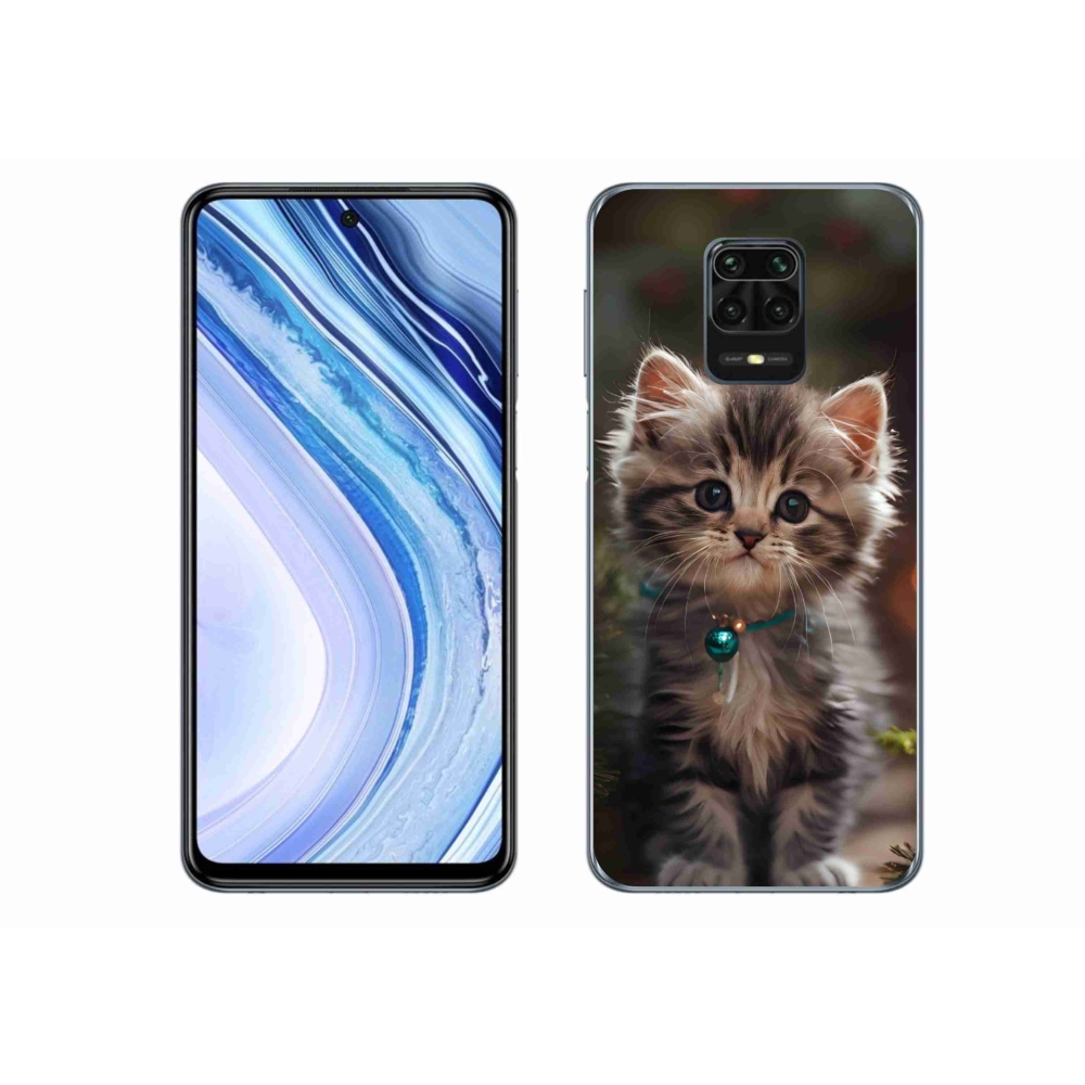 Gél borítás mmCase a Xiaomi Redmi Note 9 Pro számára - aranyos cica 11