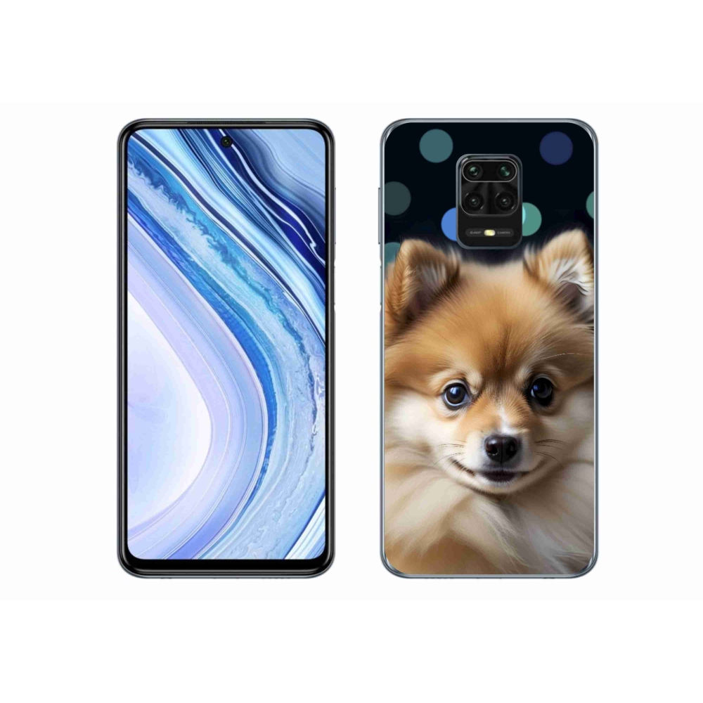 Gél borítás mmCase a Xiaomi Redmi Note 9 Pro-hoz - aranyos pomerániai állat