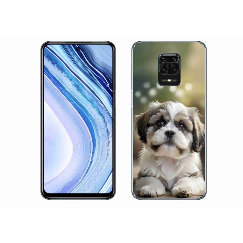 Gél borítás mmCase a Xiaomi Redmi Note 9 Pro-hoz - aranyos shih-tzu