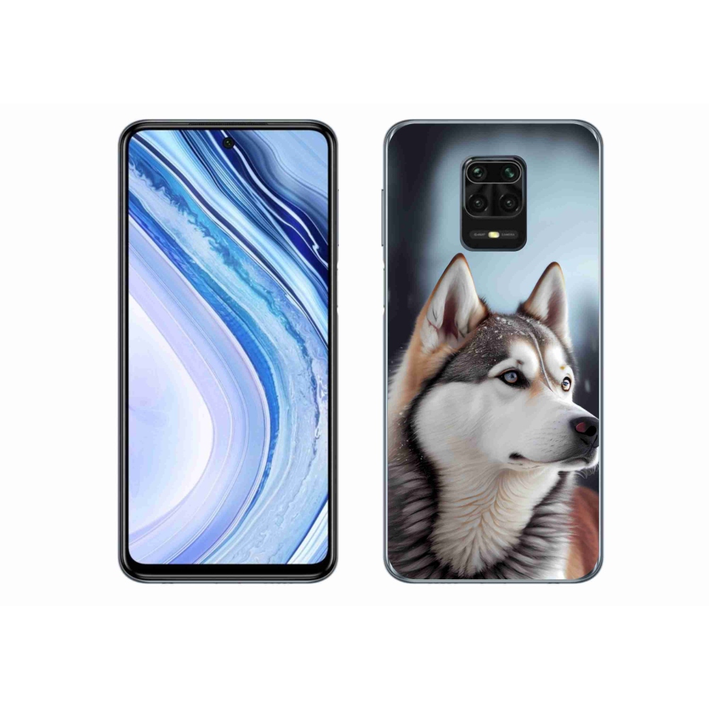 Gél borítás mmCase a Xiaomi Redmi Note 9 Pro készülékhez - Szibériai Husky