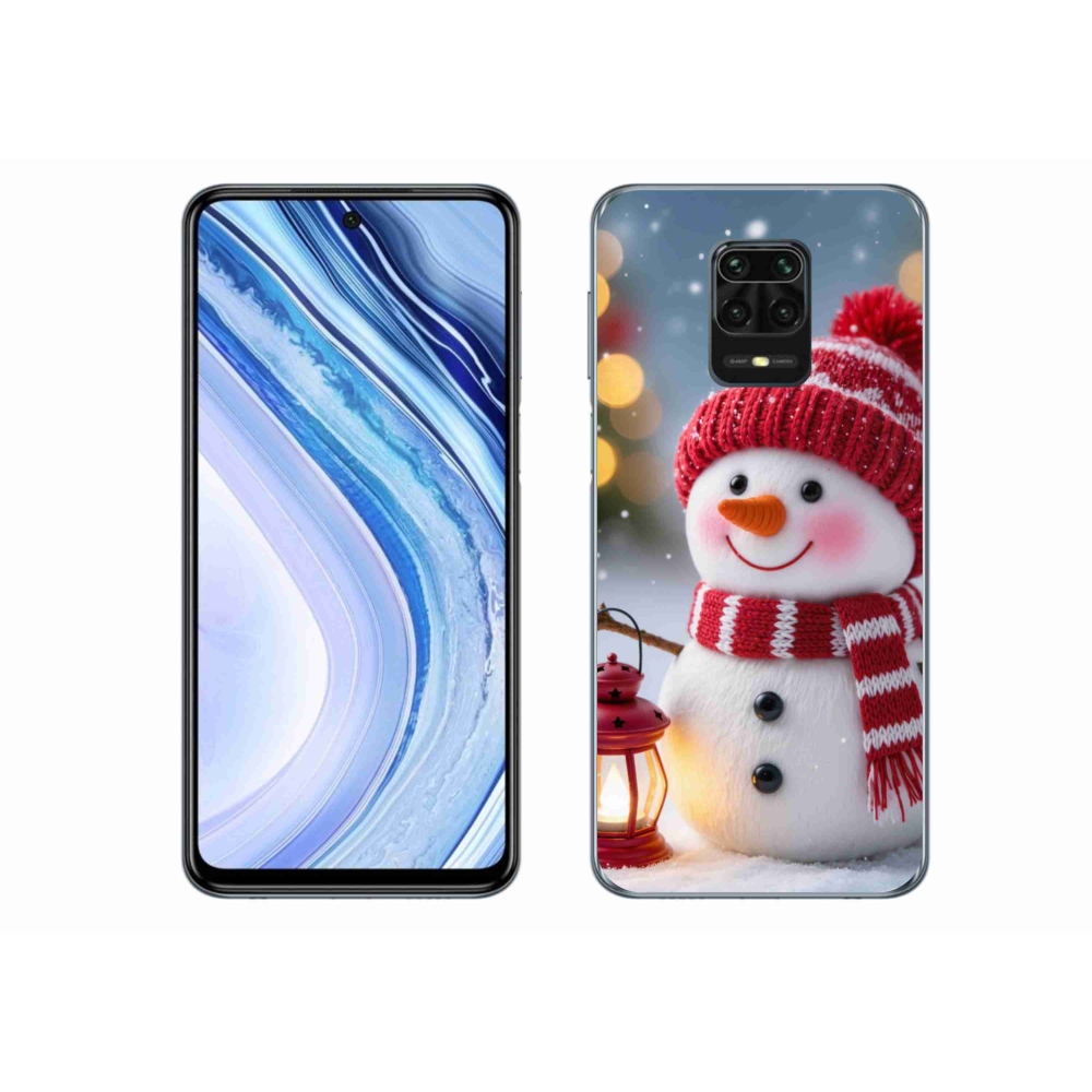 Gél borítás mmCase a Xiaomi Redmi Note 9 Pro-hoz - hóember 2