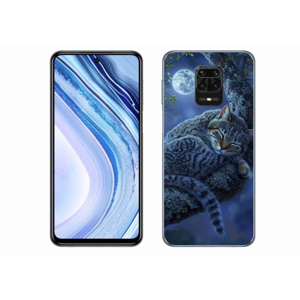 Gél borítás mmCase a Xiaomi Redmi Note 9 Pro számára - alvó macska