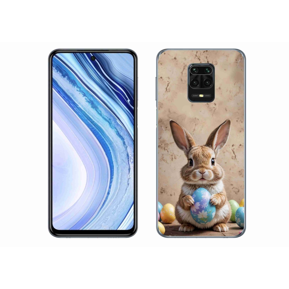 Gél borítás mmCase a Xiaomi Redmi Note 9 Pro számára - Húsvéti nyuszi
