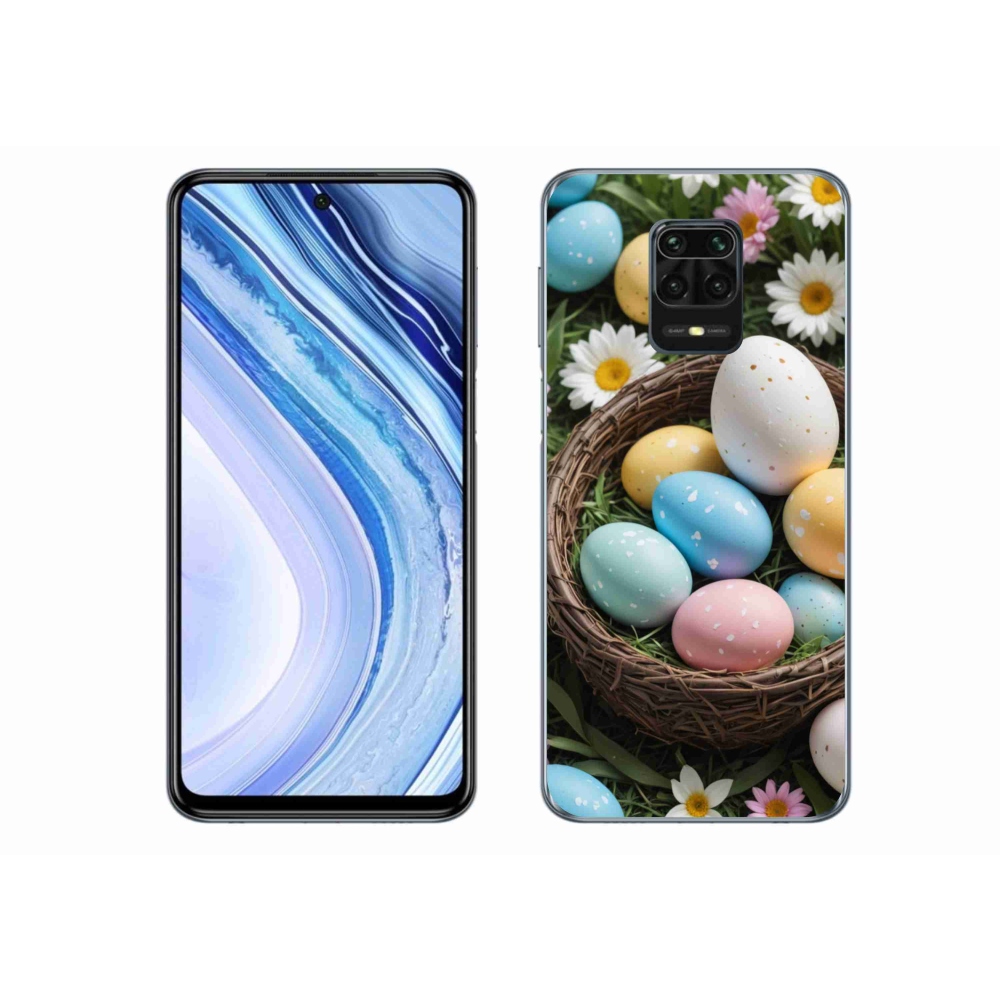 Gél borítás mmCase a Xiaomi Redmi Note 9 Pro-hoz - Húsvéti tojások 2