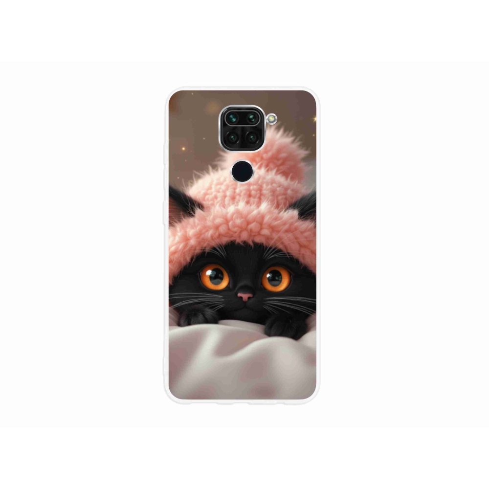 Gél borító mmCase a Xiaomi Redmi Note 9-hez - aranyos cica 7