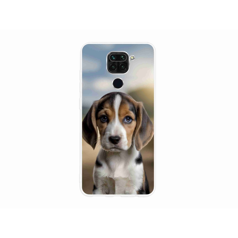 Gél borítás mmCase a Xiaomi Redmi Note 9-hez - aranyos bézs színű