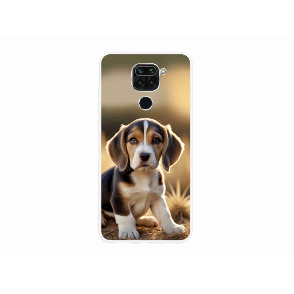 Gél borítás mmCase a Xiaomi Redmi Note 9-hez - aranyos bézs színű