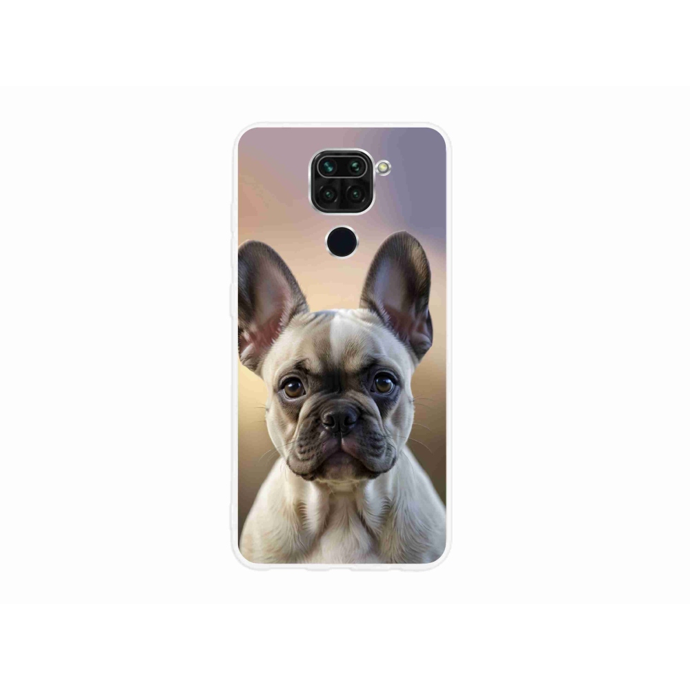 Gél borító mmCase a Xiaomi Redmi Note 9-hez - aranyos francia bulldog