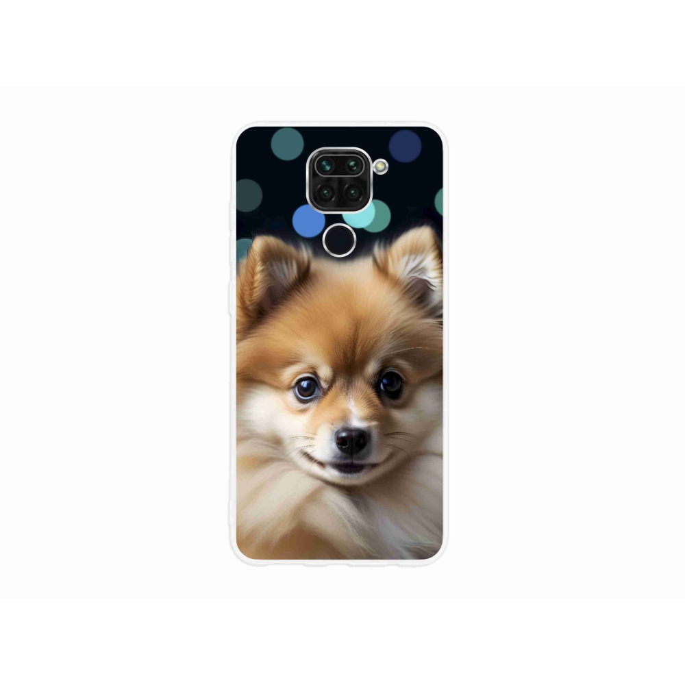 Gél borító mmCase a Xiaomi Redmi Note 9-hez - aranyos pomerániai