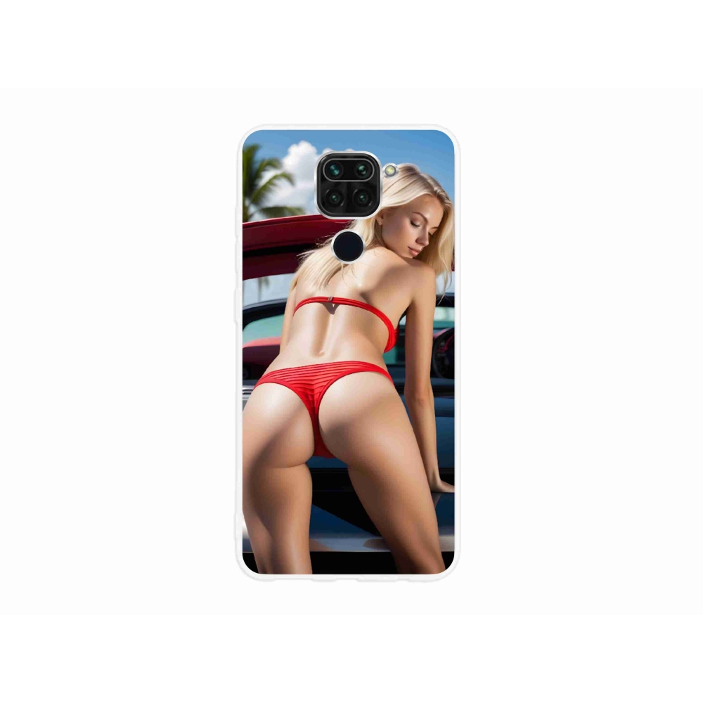 Gél borító mmCase a Xiaomi Redmi Note 9-hez - szexi nő 2