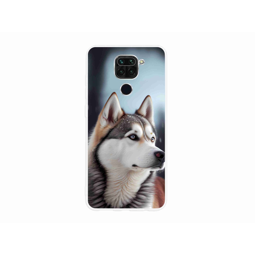 Gél borítás mmCase a Xiaomi Redmi Note 9 készülékhez - Szibériai Husky
