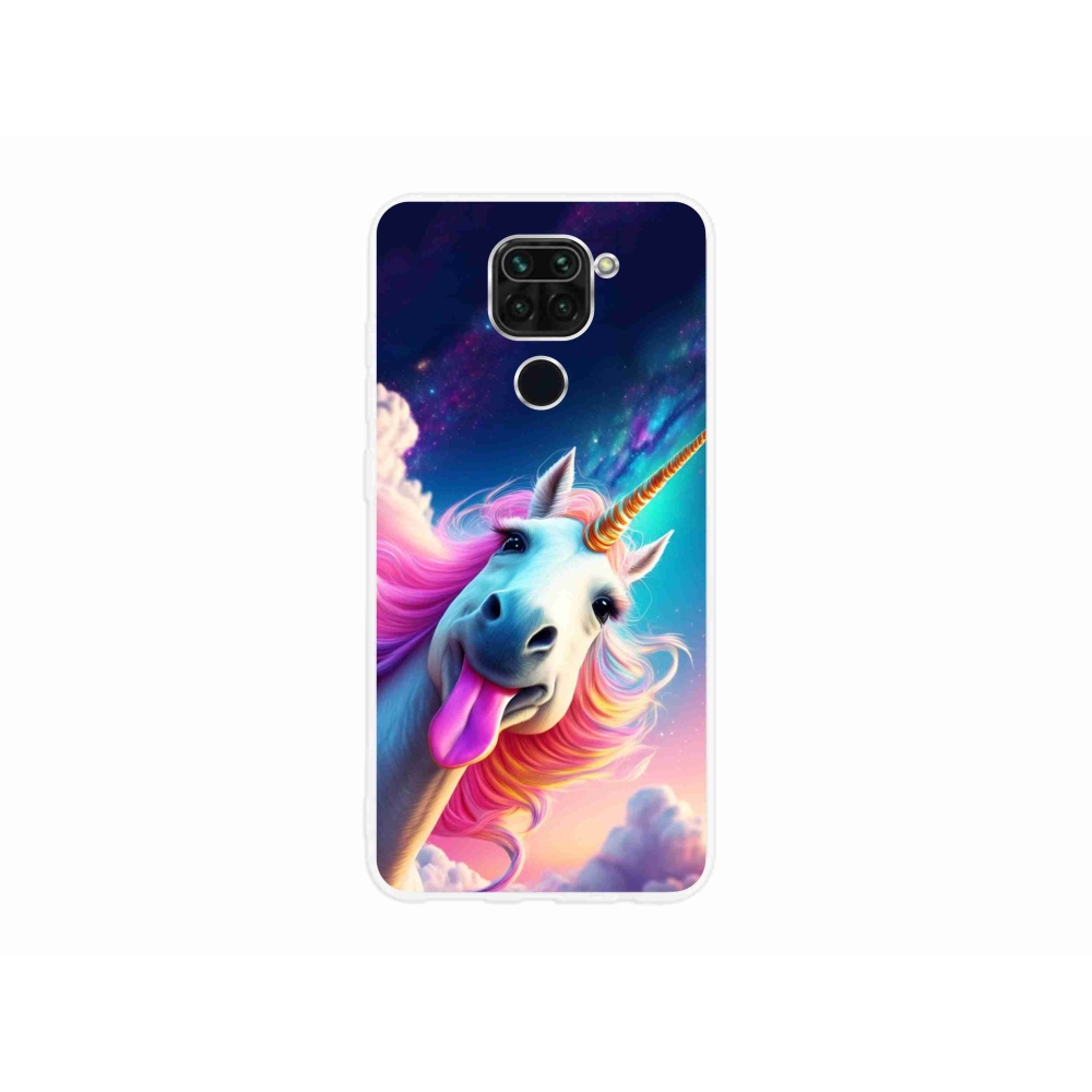 Gél borító mmCase a Xiaomi Redmi Note 9-hez - őrült egyszarvú