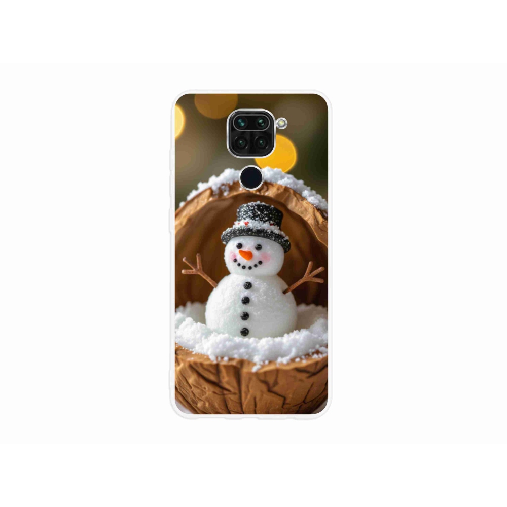 Gél borítás mmCase a Xiaomi Redmi Note 9-hez - hóember 4