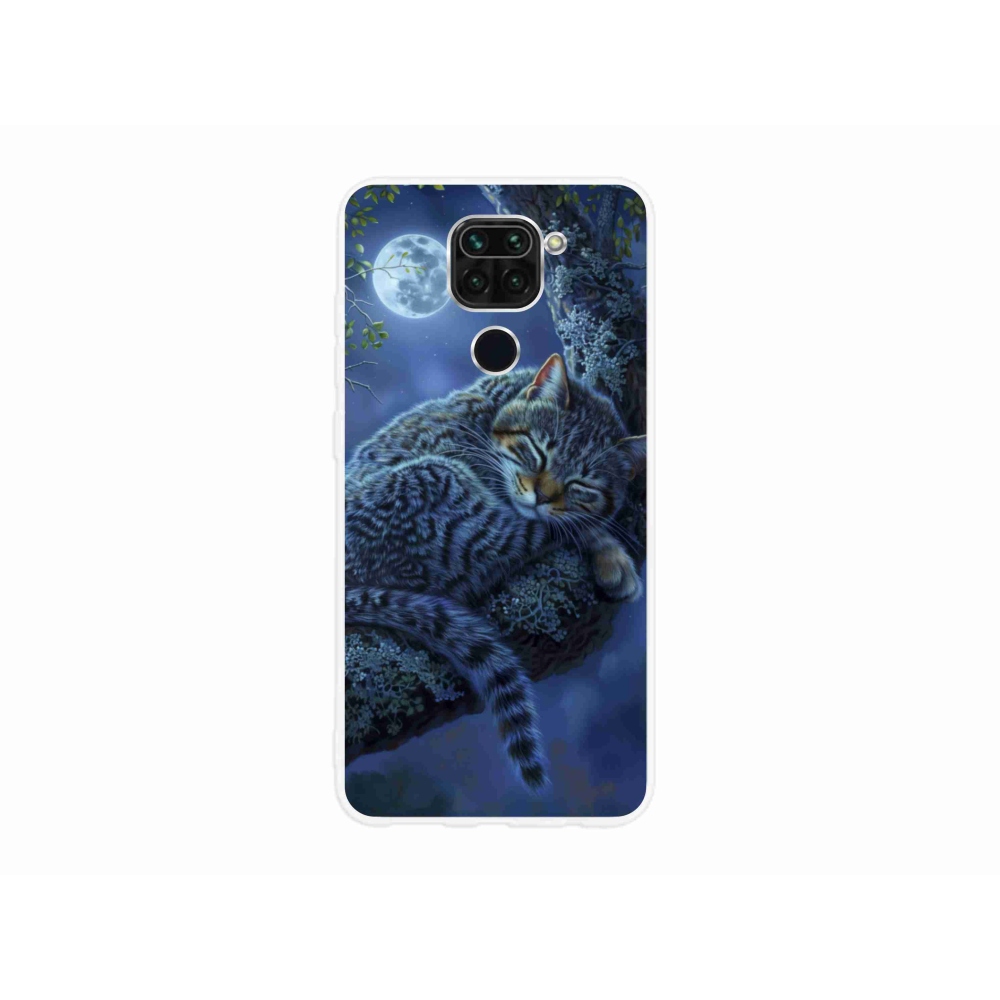 Gél borítás mmCase a Xiaomi Redmi Note 9-hez - alvó macska