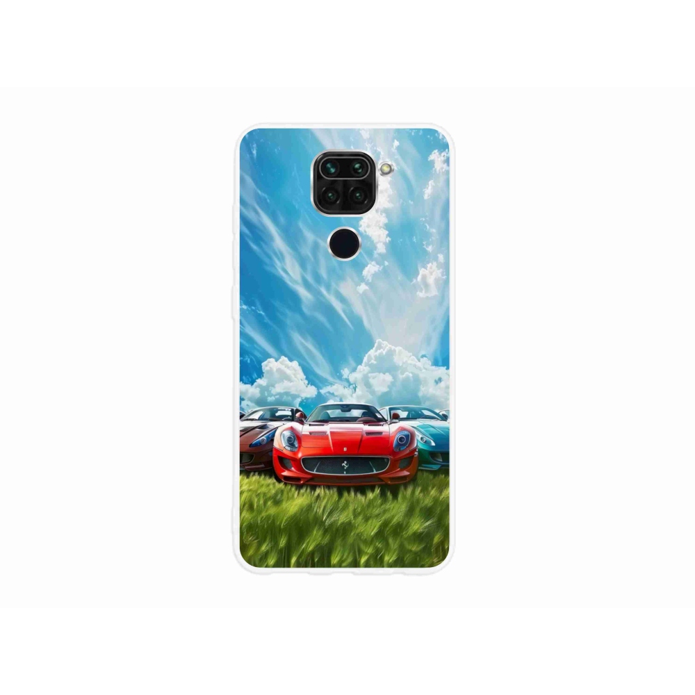 Gél borítás mmCase a Xiaomi Redmi Note 9-hez - sportkocsikhoz