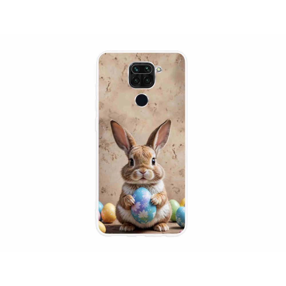 Gél borítás mmCase a Xiaomi Redmi Note 9-hez - Húsvéti nyuszi