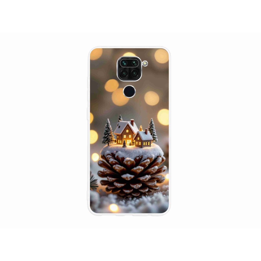 Gél borítás mmCase a Xiaomi Redmi Note 9-hez - téli falu
