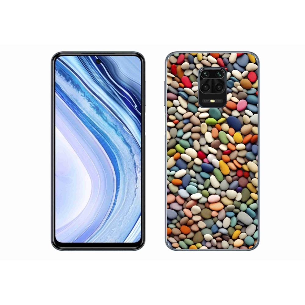 Gél borítás mmCase a Xiaomi Redmi Note 9S-hez - színes strasszkövek 2