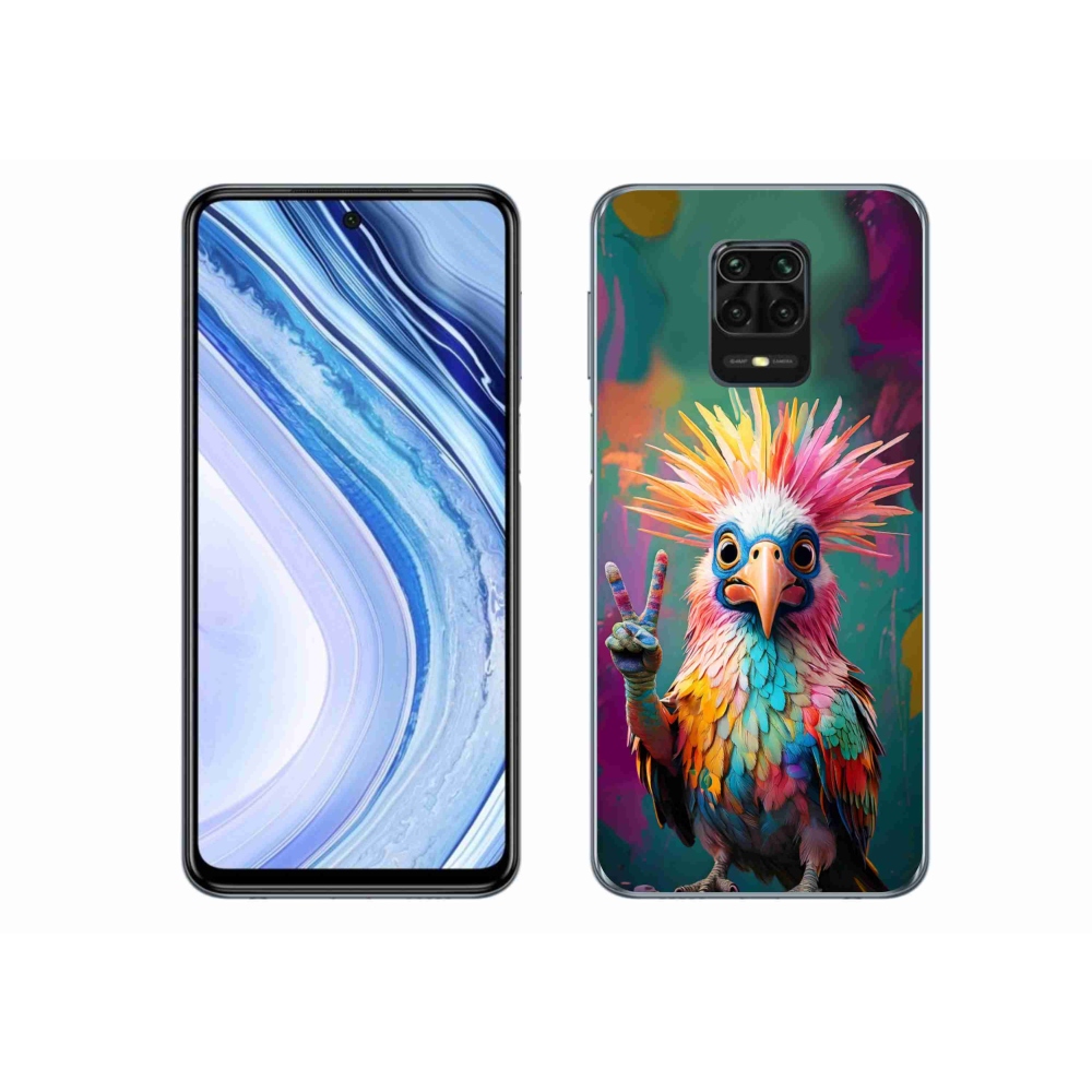 Gél borítás mmCase a Xiaomi Redmi Note 9S-hez - színes lázadó