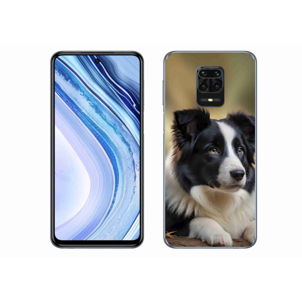 Gél borító mmCase a Xiaomi Redmi Note 9S-hez - border colie 2