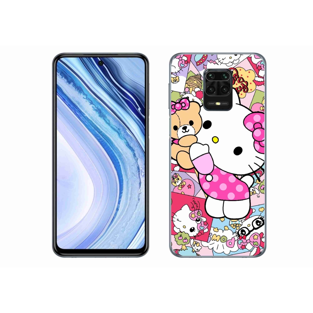 Gél borítás mmCase a Xiaomi Redmi Note 9S-hez - aranyos cica