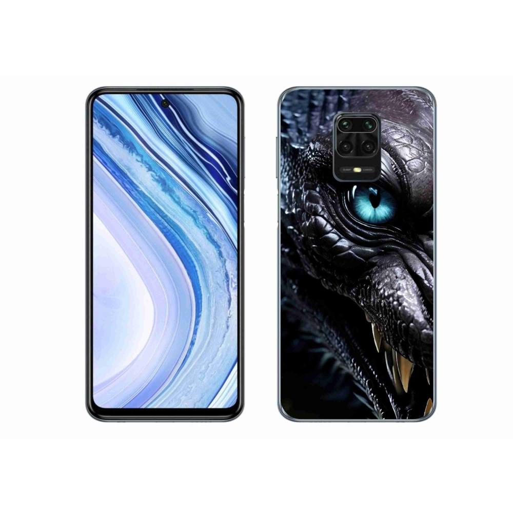 Gél borítás mmCase a Xiaomi Redmi Note 9S-hez - sárkány nézet