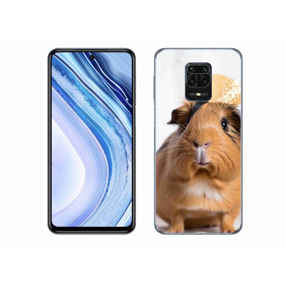 Gél borítás mmCase a Xiaomi Redmi Note 9S-hez - barna tengerimalac