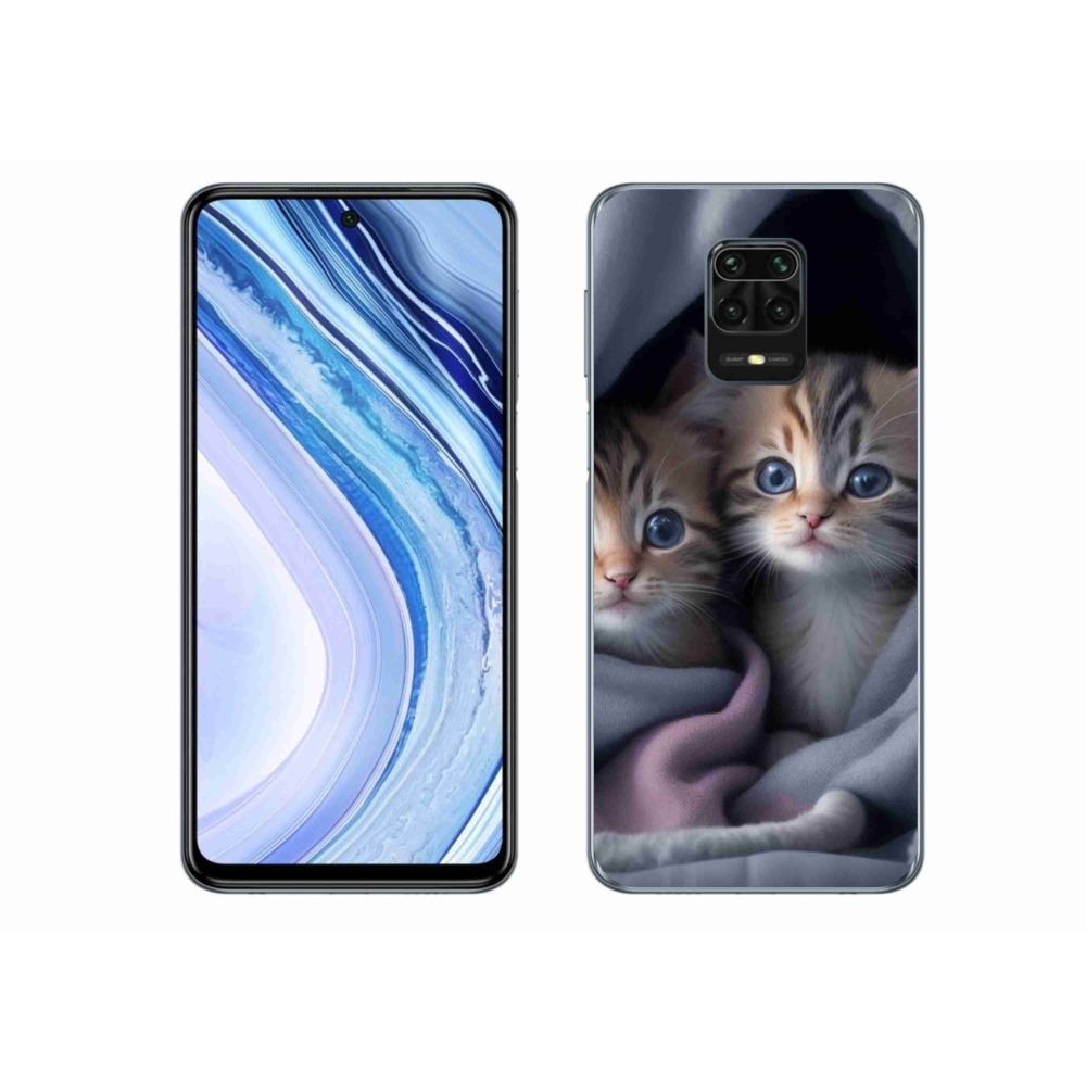 Gél borítás mmCase a Xiaomi Redmi Note 9S-hez - cat duo 2