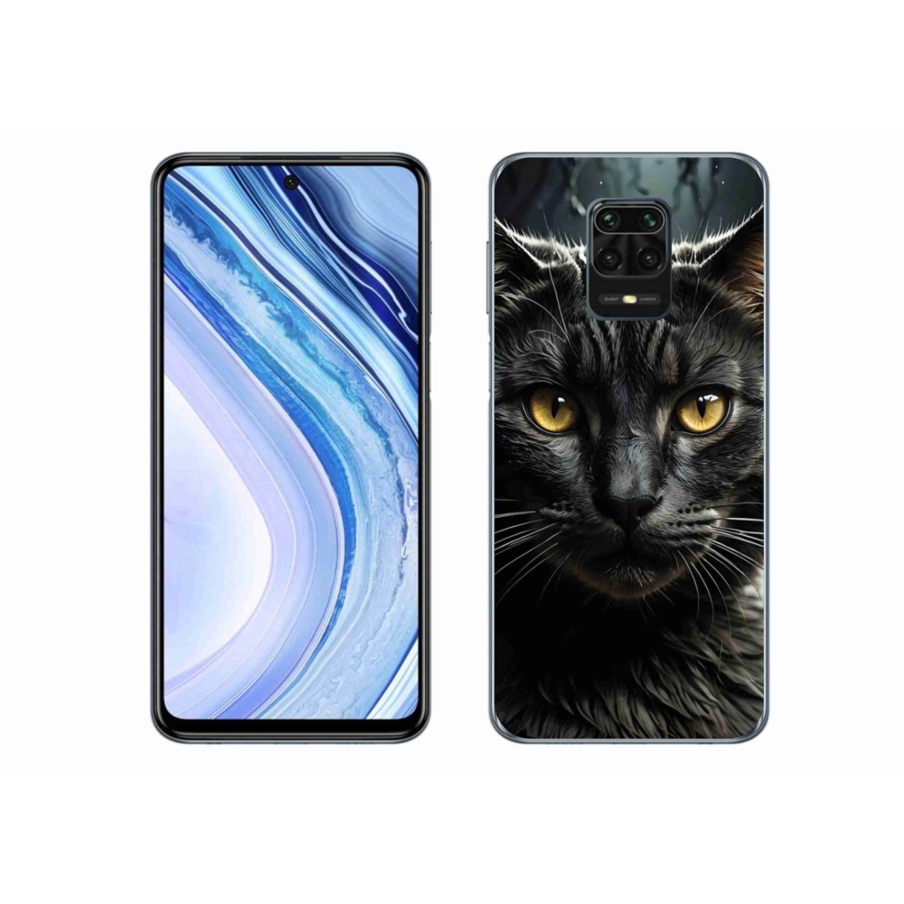 Gél borítás mmCase a Xiaomi Redmi Note 9S-hez - macskaszem 3