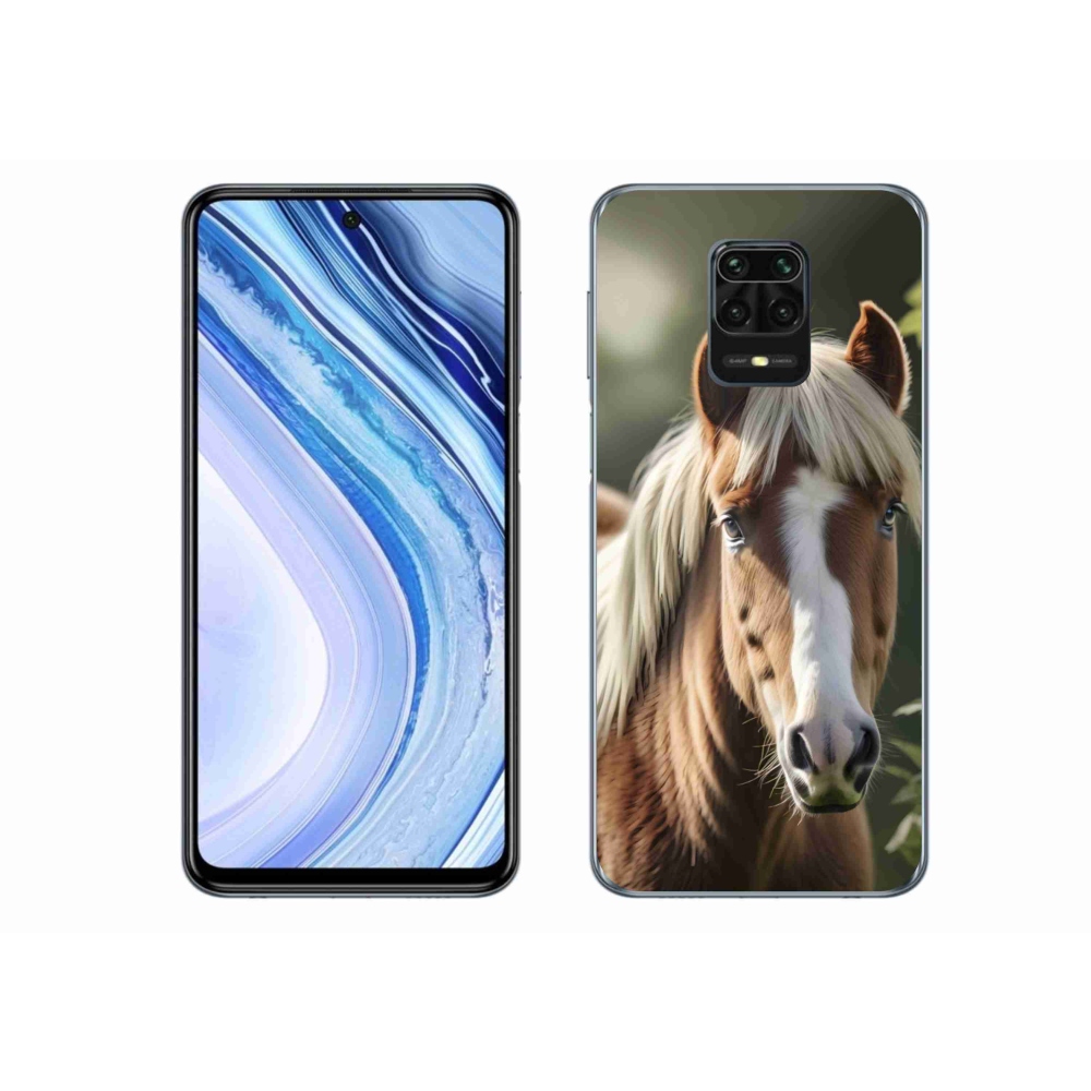 Gél borítás mmCase a Xiaomi Redmi Note 9S-hez - ló könnyű sörénnyel