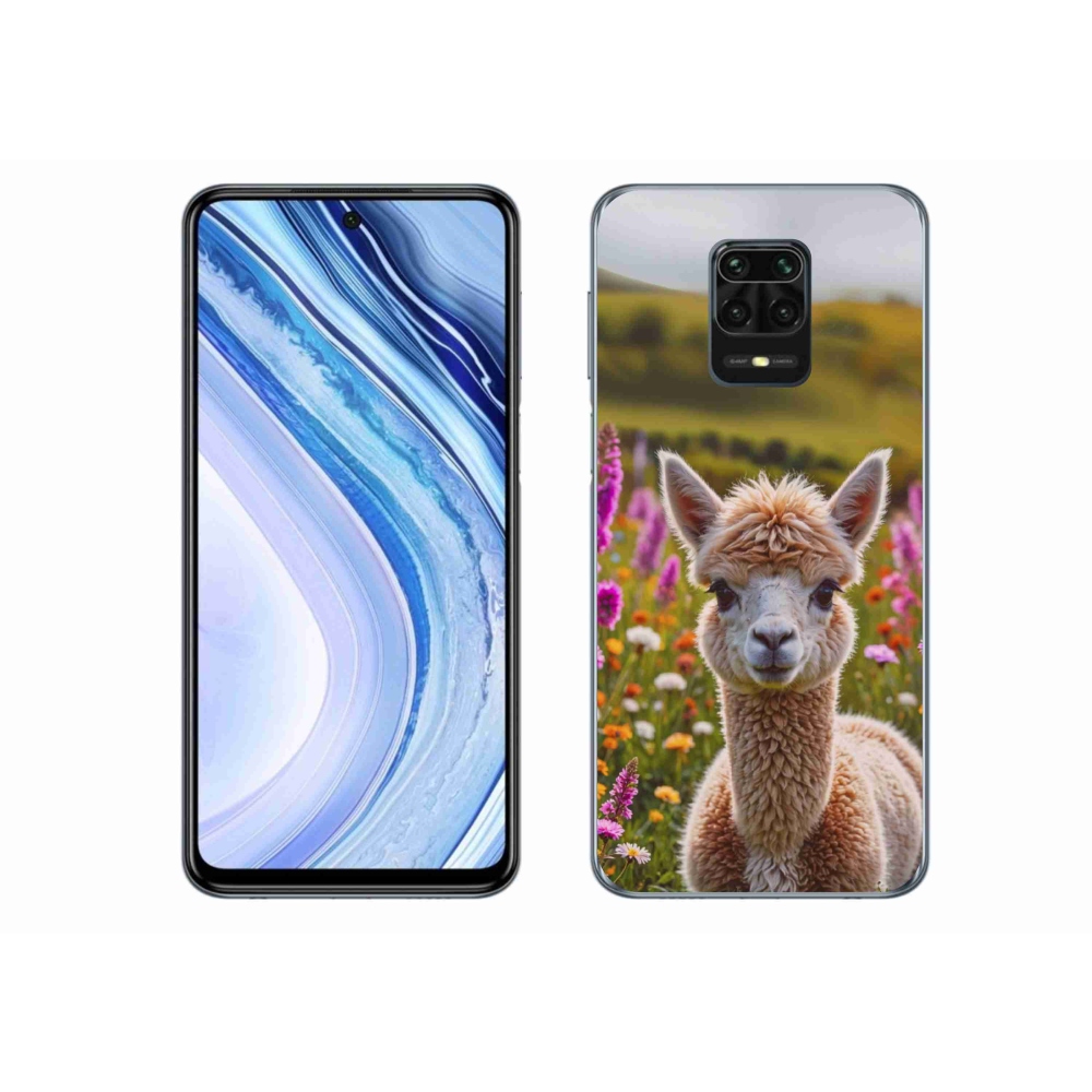 Gél borítás mmCase a Xiaomi Redmi Note 9S-hez - láma a réten