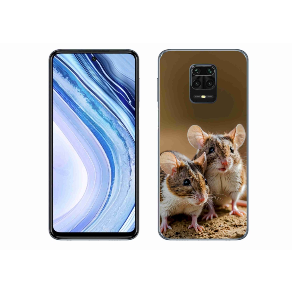 Gél borítás mmCase a Xiaomi Redmi Note 9S-hez - egér duó