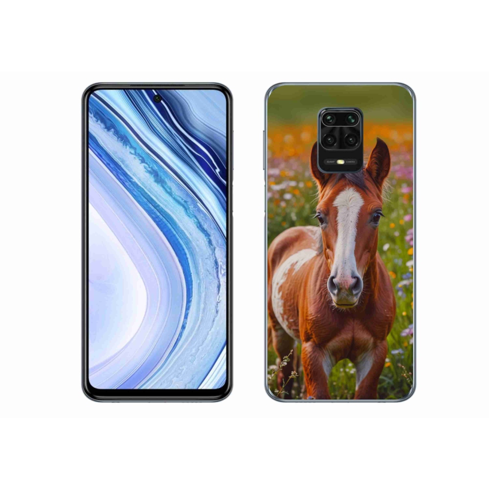 Gél borítás mmCase a Xiaomi Redmi Note 9S-hez - aranyos csikó
