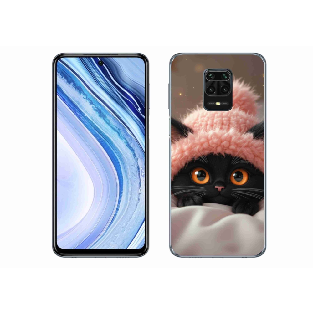 Gél borító mmCase a Xiaomi Redmi Note 9S-hez - aranyos cica 7