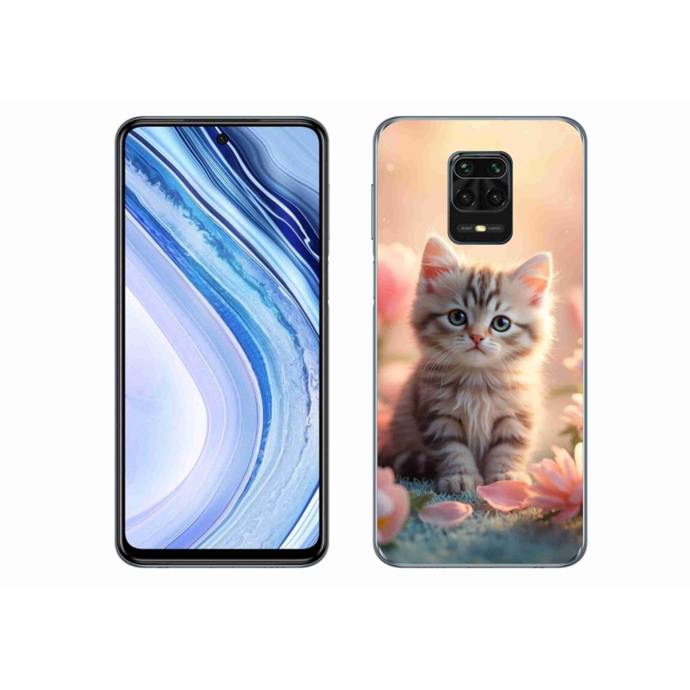 Gél borítás mmCase a Xiaomi Redmi Note 9S-hez - aranyos cica 8