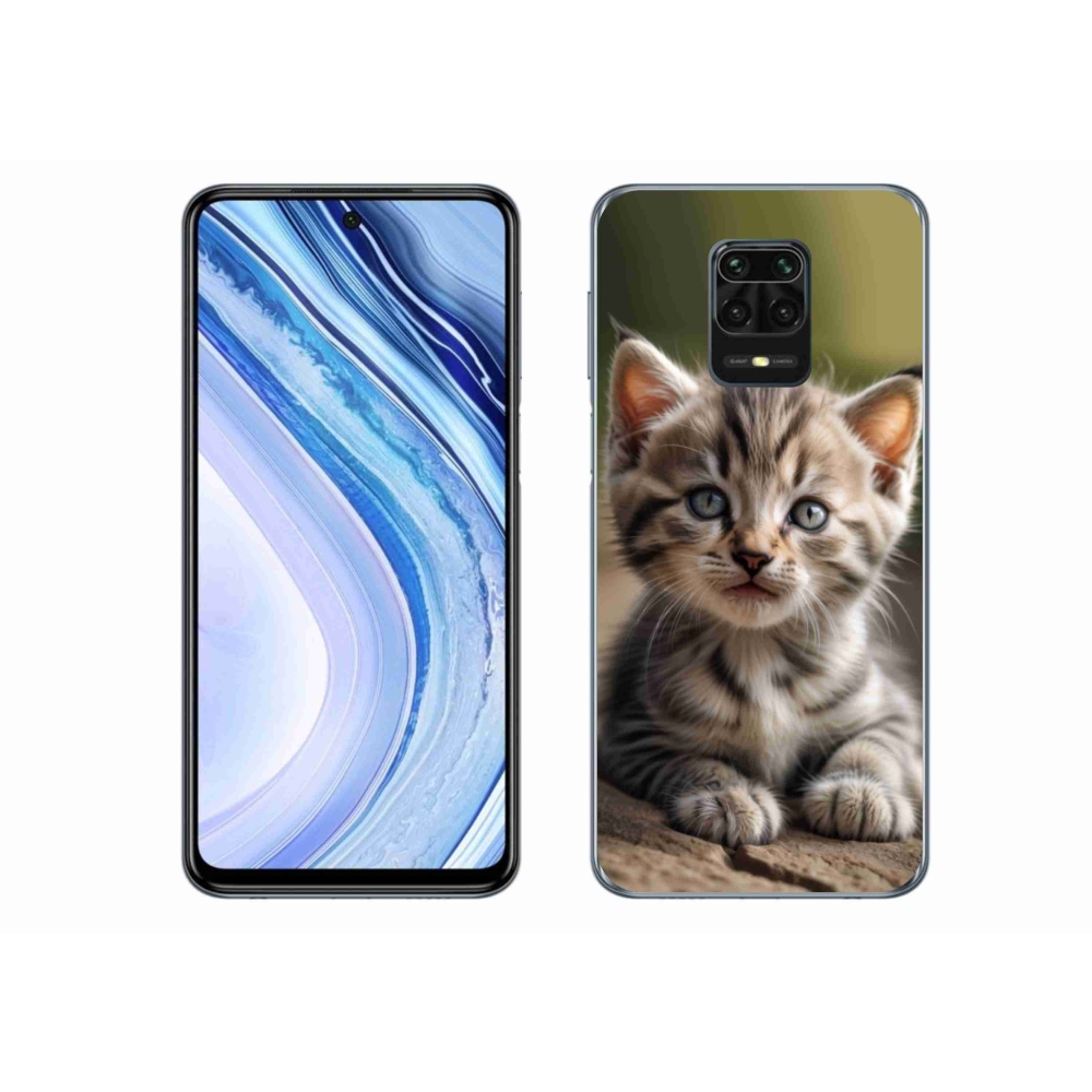 Gél borítás mmCase a Xiaomi Redmi Note 9S-hez - aranyos cica 9