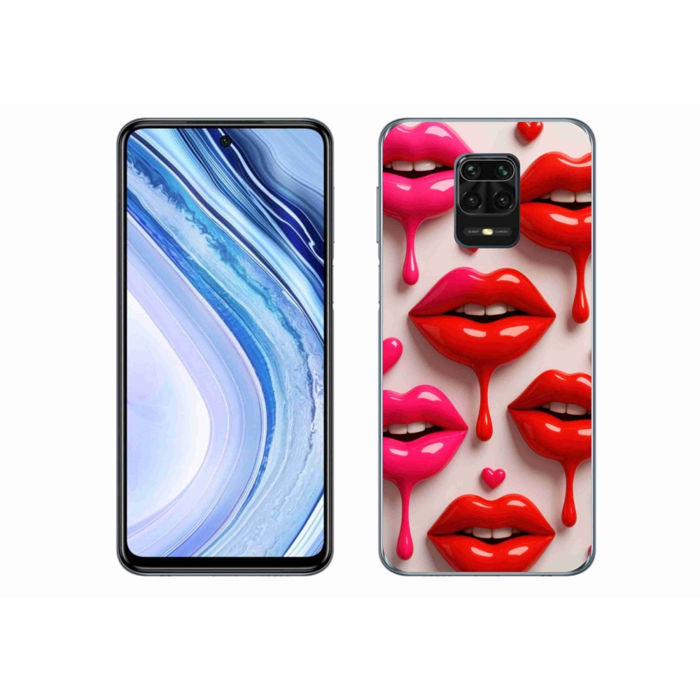 Gél borítás mmCase a Xiaomi Redmi Note 9S-hez - ajkak 2