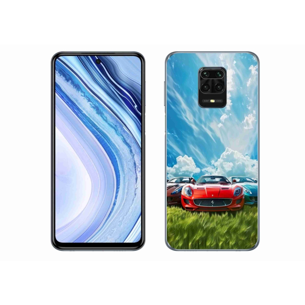 Gél borítás mmCase a Xiaomi Redmi Note 9S-hez - sportkocsikhoz
