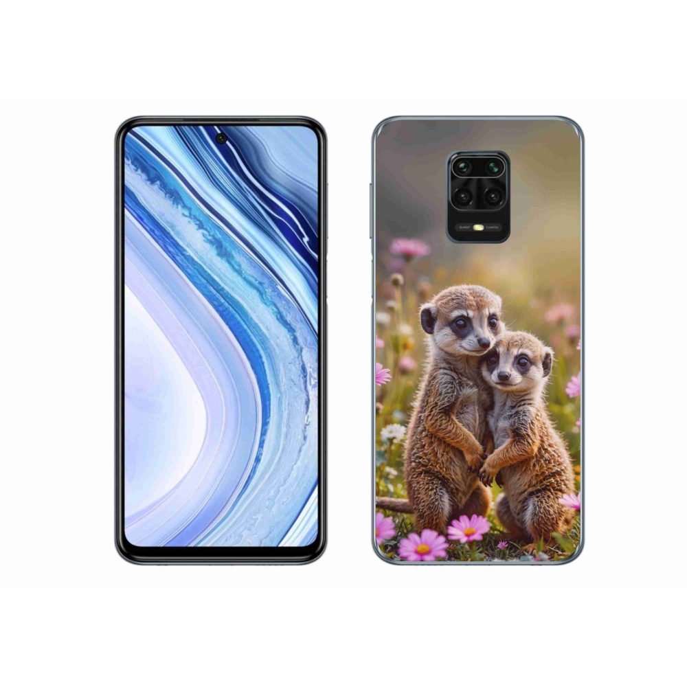 Gél borítás mmCase a Xiaomi Redmi Note 9S-hez - szurikátás duó