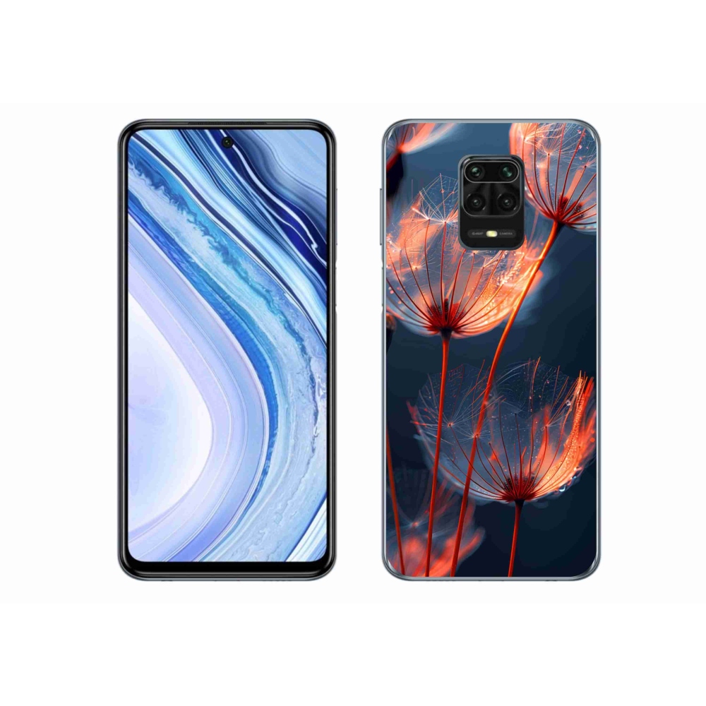 Gél borító mmCase a Xiaomi Redmi Note 9S-hez - világító pehely