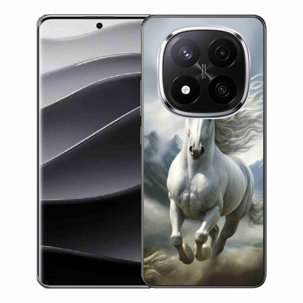 Gél borítás mmCase a Xiaomi Remdi Note 14 Pro+ 5G - futó fehér ló 3