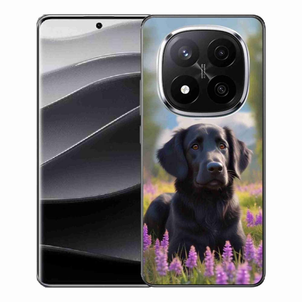 Gél borítás mmCase a Xiaomi Remdi Note 14 Pro+ 5G számára - elegáns fekete retriever